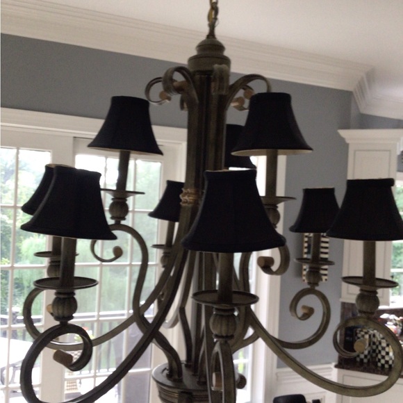 Lamp shades set of  3 black  NEW IN WRAPPING. All brand new never used - Picture 7 of 8